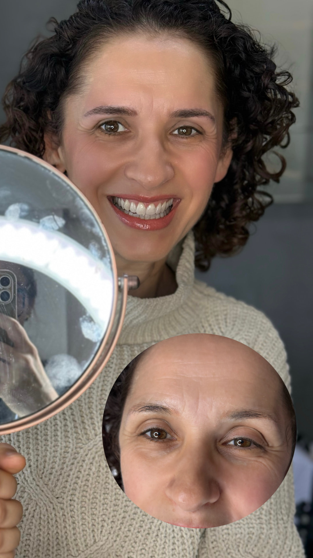 Resultado natural de micropigmentação